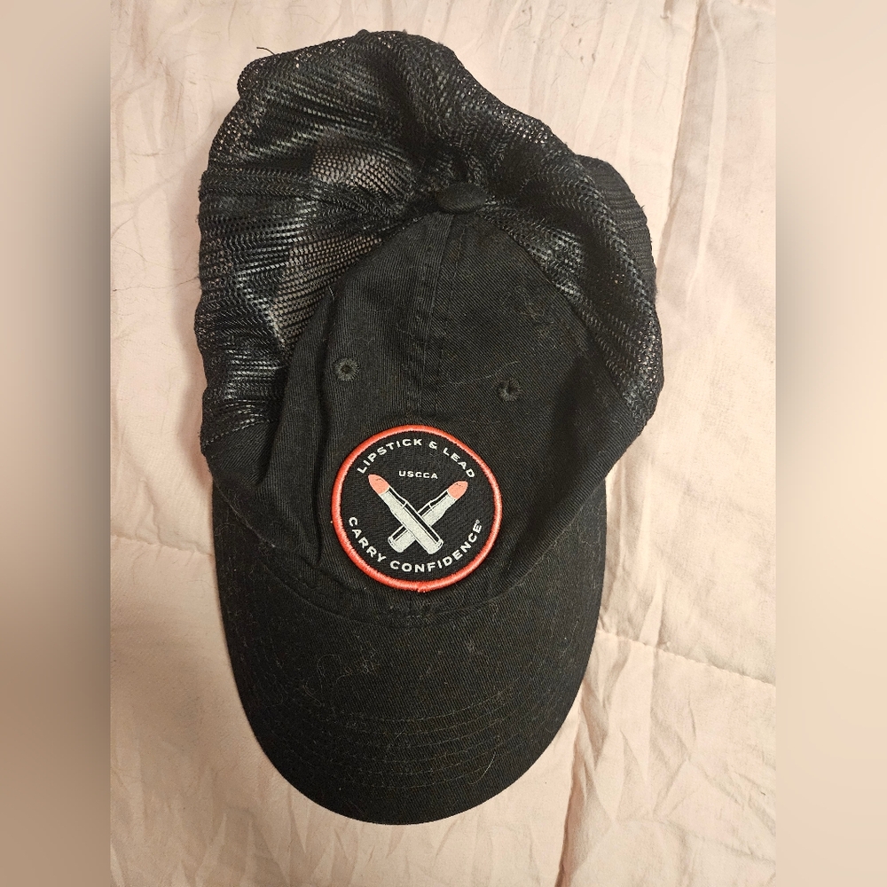 USCCA Women's Hat Lipstick Shooting 2A Range 2nd Amendment Patriot